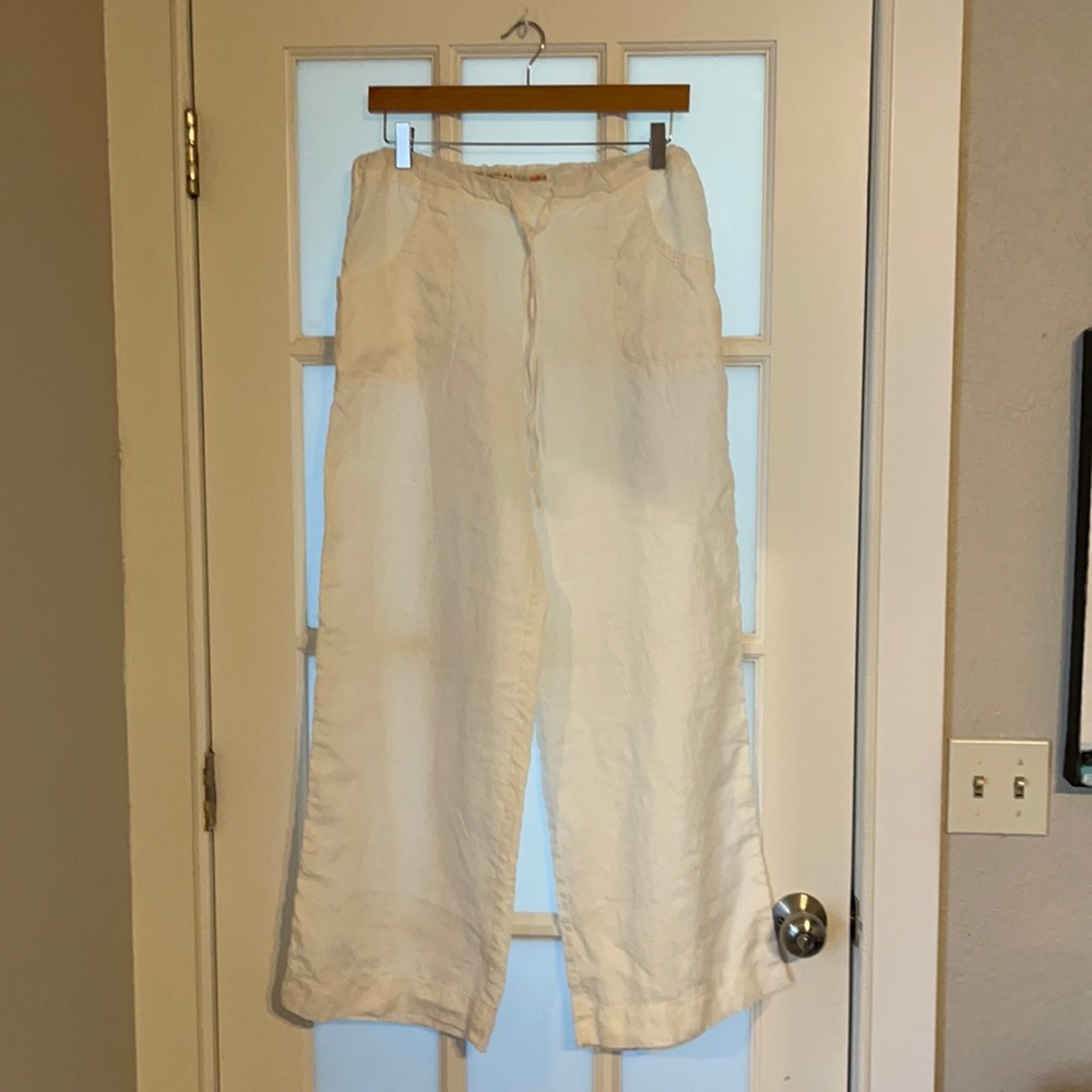 Wide leg linen! Perfect beach wear!